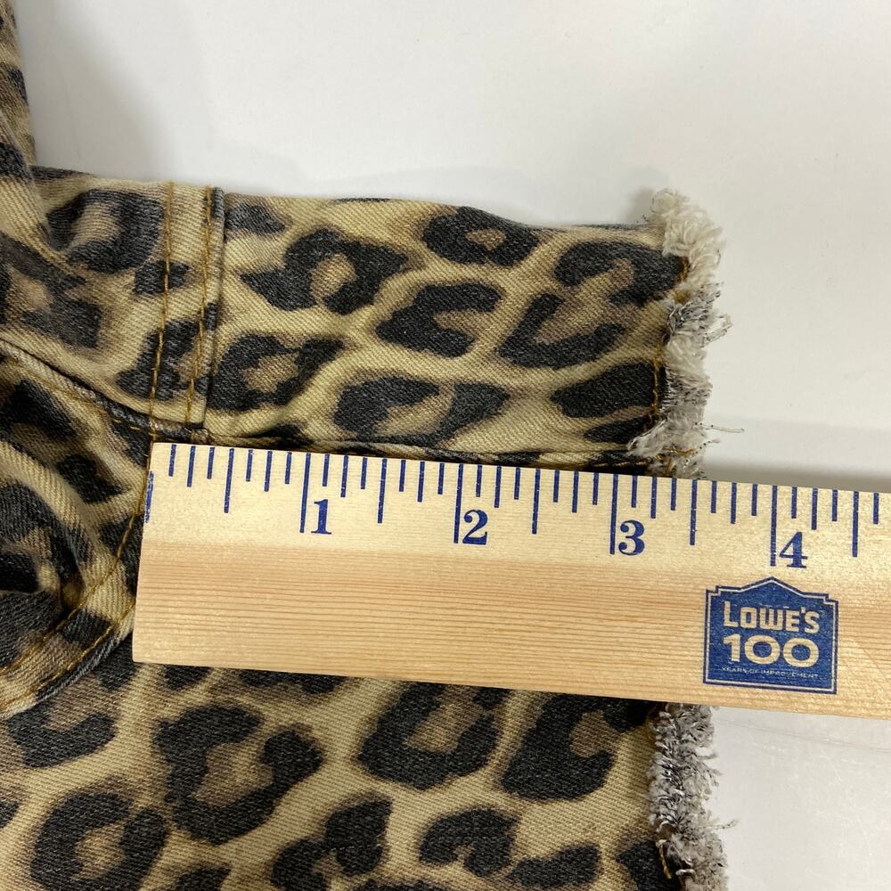Judy Blue Leopard Animal Print Short Size Small New With Tag - Picture 6 of 7